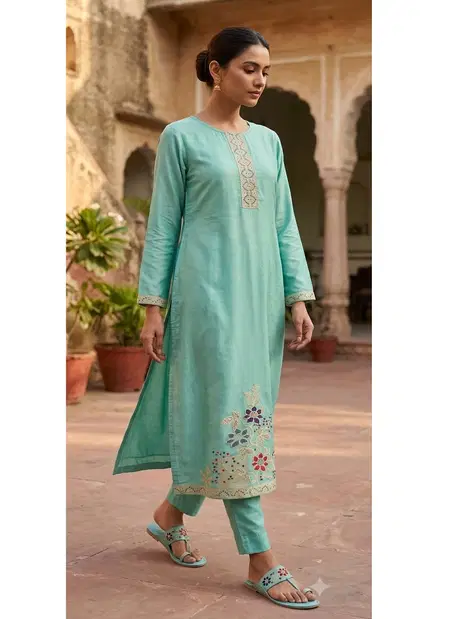 Tew Jacquard Printed Fancy Kurti With Bottom Dupatta